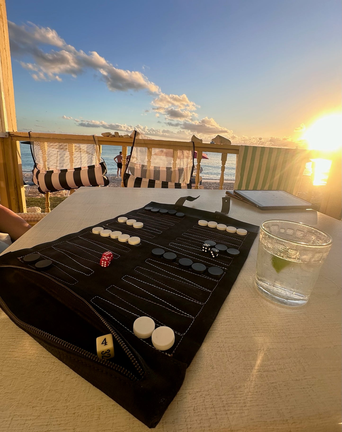 Travel Backgammon Set