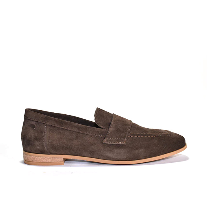 dark brown loafers