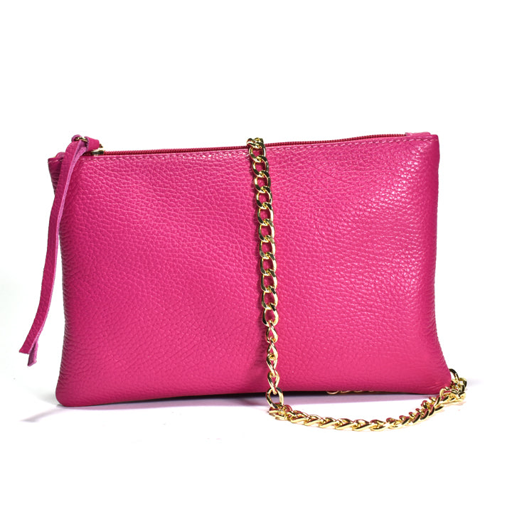 pink clutch bag