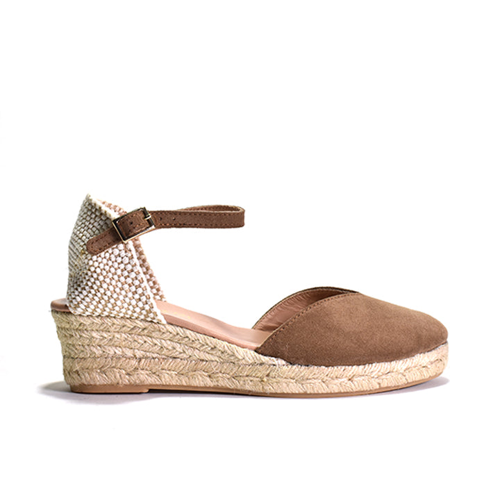 Closed Toe Espadrille Wrap Sandals Elliana