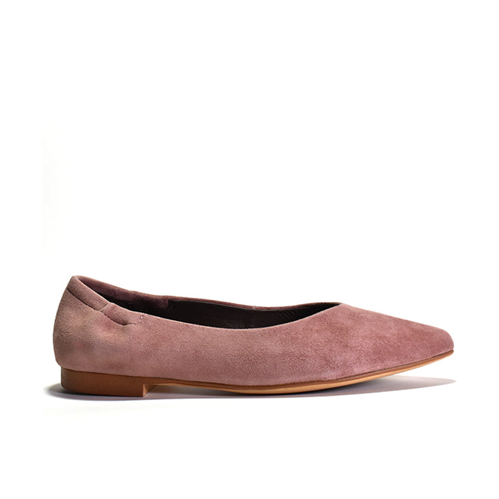 Ballet flat with pointed toe